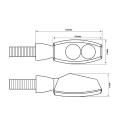 PEN HEAD DOUBLE Blinker/PL, schwarz, getoent