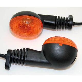 Mini-Blinker, oval, black, lang, E-gepr., Paar