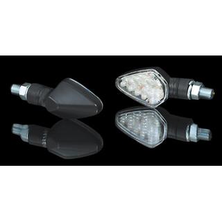 LED-Blinker HARPOON, black, kurz, E-gepr.