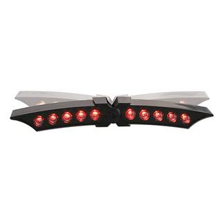 LED-Ruecklicht X-WING, noir, E-gepr.