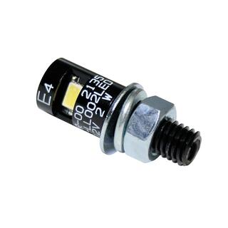 LED-Nummernschildbel., rund, D. 12 mm, black, EG