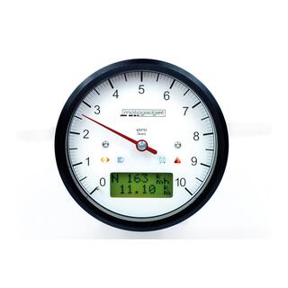 motoscope classic 10 Gehaeuse black, ABE