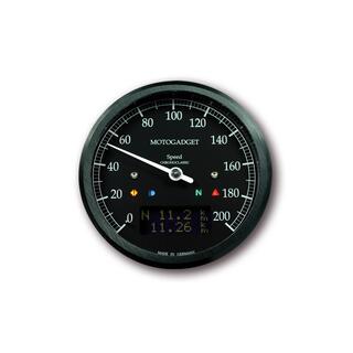 Motogadget Chronoclassic Speedo, noir, ABE