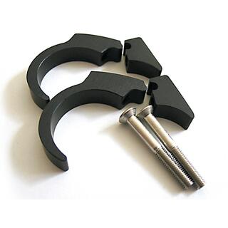 msm combi frame Handle Bar Clip-Kit 22mm, noir