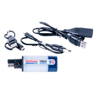 Optimate USB-Ladeadapter 1000mA SAE