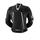 IXS Kuma leather motorcycle jacket black white 56