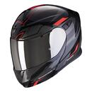 Scorpion Exo-920 Shuttle flip-up helmet black silver red S
