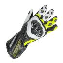 Büse Donington Pro Neon motorcycle gloves white red yellow 12