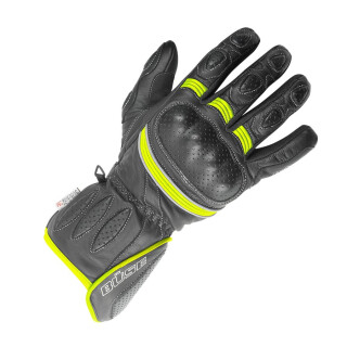 Büse Pit Lane Neon motorcycle gloves ladies black yellow 5