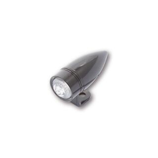 LED-Ruecklicht MONO BULLET, Klarglas, chrom, EG