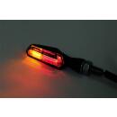 LED Ruecklicht/Blinker MX-1, black, E-gepr.