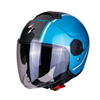 Scorpion Exo City Avenue jet helmet black blue M