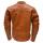 Rusty Stitches Jari leather motorcycle jacket cognac 4XL