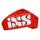 IXS RS-1000 Schleifer Schulter rot (großes Logo)