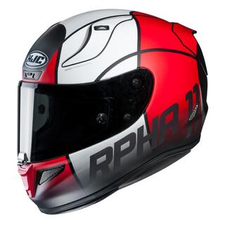 HJC RPHA 11 Quintain full face helmet black red white MC1SF S