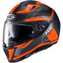 HJC i70 Elim full face helmet black orange MC6HSF M