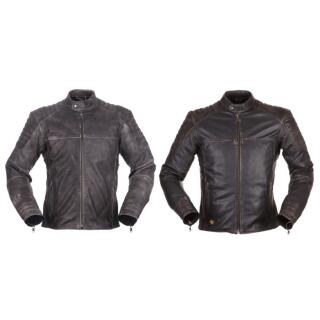 Modeka Kaleo veste moto en cuir brun L