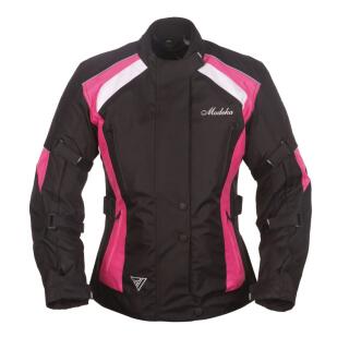 Modeka Janika veste moto femme noir rose 32