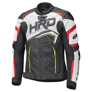 Held Safer II leather motorcycle jacket black white red 106 long