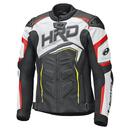 Held Safer II leather motorcycle jacket black white red...