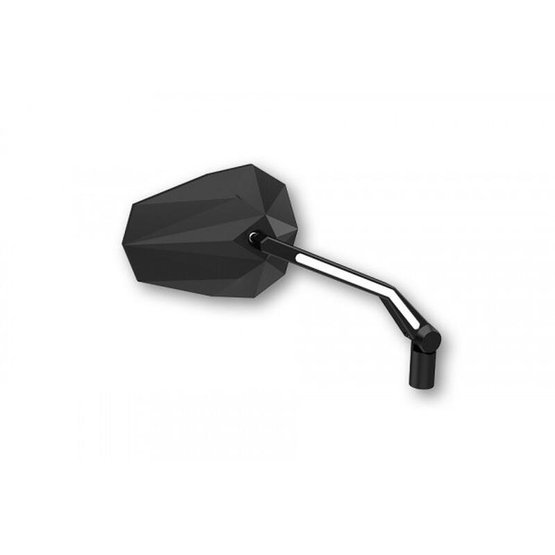 HIGHSIDER Spiegel STEALTH -X3 mit LED Positionslicht, schwarz