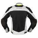 Modeka Mikka Air Motorradjacke hellgrau schwarz XS