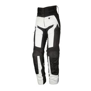 Modeka Elaya Lady pantalon moto femme gris-clair noir