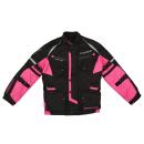 Modeka Tourex II Motorradjacke Kids schwarz pink 128