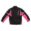 Modeka Tourex II Motorradjacke Kids schwarz pink 128