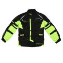 Modeka Tourex II Motorradjacke Kids schwarz neongelb 128