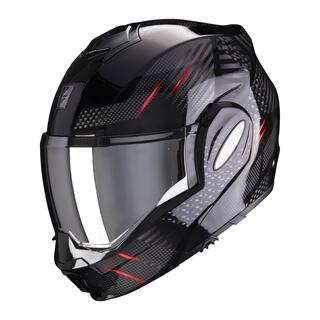 Scorpion Exo-Tech Pulse casque modulable noir rouge S