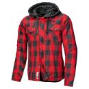 Held Lumberjack II Motorradjacke Herren schwarz rot