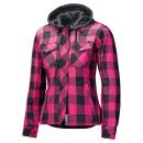 Held Lumberjack II Motorradjacke Damen schwarz pink