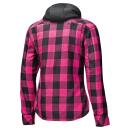 Held Lumberjack II Motorradjacke Damen schwarz pink