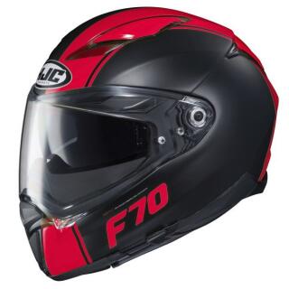 HJC F70 Mago casque intégral noir rouge MC1SF M