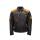 Rusty Stitches Jari Lederjacke schwarz gold 3XL