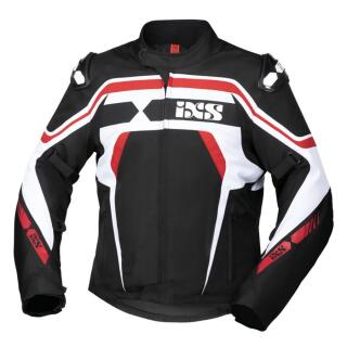 IXS RS 700 ST motorcycle jacket black red white L Ladies LBM Shop