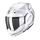 Scorpion Exo-Tech Square flip-up helmet white silver