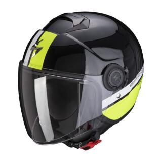 Scorpion Exo City Strada jet helmet black yellow L