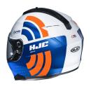 HJC C70 Curves Integralhelm blau orange weiß MC27 XS