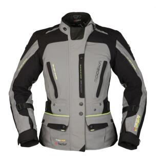 Modeka Viper LT Lady Motorradjacke grau schwarz gelb 36