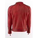 Rusty Stitches Chase Lederjacke rot M