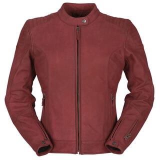Furygan Debbie Lederjacke Damen bordeaux rot