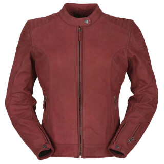 Furygan Debbie Lederjacke Damen bordeaux rot S