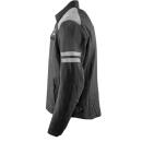 Rusty Stitches Jari Lederjacke grau weiß XXL