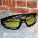 PiWear Vegas 24 DYT Yellow Photochromic Motorcycle Glasses for Narrow Faces