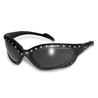 Global Vision Neptune Stud SM Classic Motorcycle Glasses – Dark Smoke