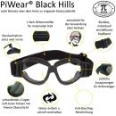 PiWear Black Hills 24 DCL Sur-lunettes Moto Photochromiques