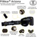 PiWear Arizona Retro OTG Motorcycle Goggles – Titanium