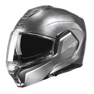HJC i100 Hyper Silver flip-up helmet
